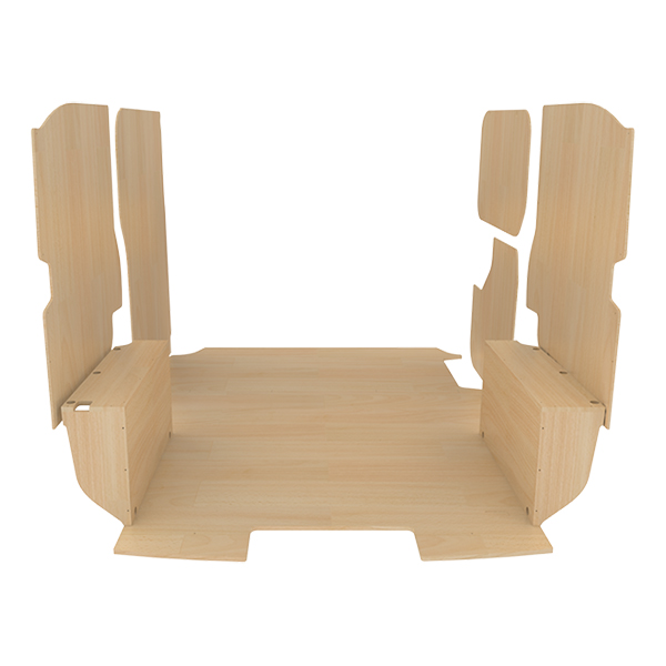 Panelado de madera Pro en contrachapado bruto équipement pour utilitaire Opel VIVaro C 2019 