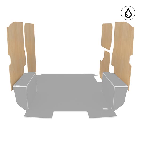 Paneles laterales de contrachapado barnizado équipement pour utilitaire Opel VIVaro C 2019 