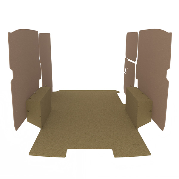Panelado de madera Essential aglomerado + MDF / Puertas traseras incluidas équipement pour utilitaire Opel VIVaro C 2019 