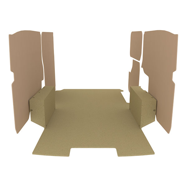 Panelado de madera Essential aglomerado + MDF / Puertas traseras incluidas équipement pour utilitaire Opel VIVaro C 2019 
