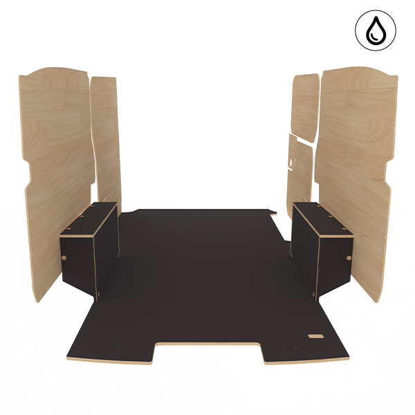 Panelado de madera Excellencia en contrachapado antideslizante + barnizado équipement pour utilitaire Opel VIVaro C 2019 