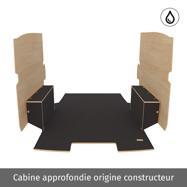 Panelado de madera Excellencia en contrachapado antideslizante + barnizado équipement pour utilitaire Opel VIVaro C 2019 