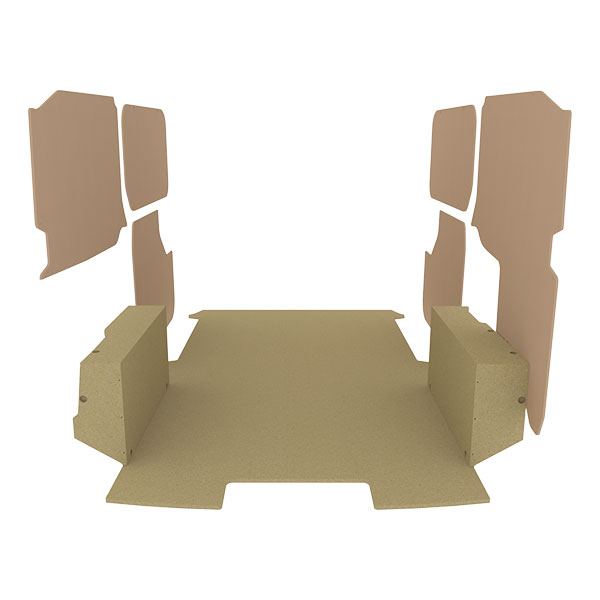 Panelado de madera Essential aglomerado + MDF / Puertas traseras incluidas équipement pour utilitaire Opel VIVaro C 2019 
