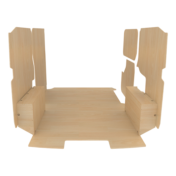 Panelado de madera Pro en contrachapado bruto équipement pour utilitaire Opel VIVaro C 2019 