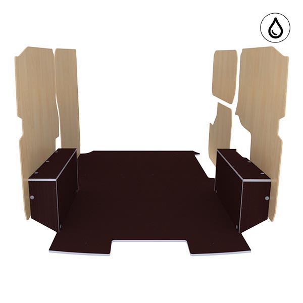 Panelado de madera Excellencia en contrachapado antideslizante + barnizado équipement pour utilitaire Opel VIVaro C 2019 