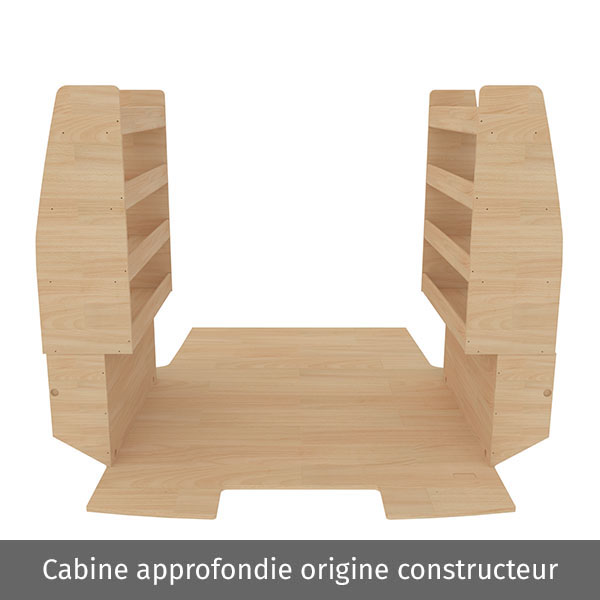 Equipamiento interior madera Optimum Pro en contrachapado bruto équipement pour utilitaire Opel VIVaro C 2019 