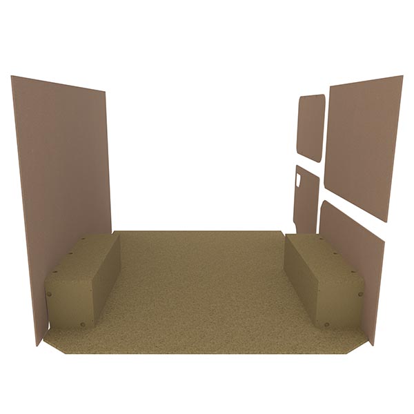 Panelado de madera Essential aglomerado + MDF / Puertas traseras incluidas équipement pour utilitaire Maxus EdelIVer3 2024 