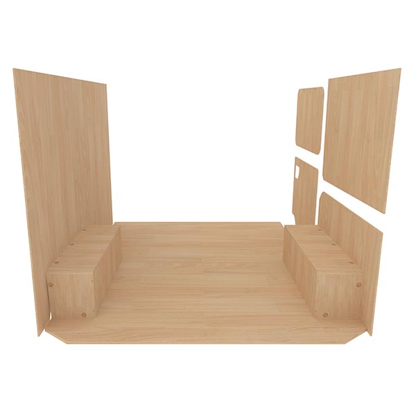 Panelado de madera Pro en contrachapado bruto équipement pour utilitaire Maxus EdelIVer3 2024 