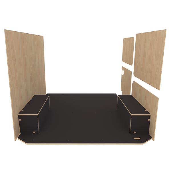 Panelado de madera Pro en contrachapado bruto équipement pour utilitaire Maxus EdelIVer3 2024 