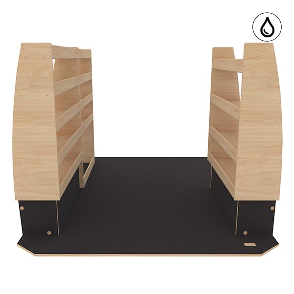 Equipamiento Optimum Excellencia en contrachapado barnizado y antideslizante équipement pour utilitaire Maxus EdelIVer3 2024 