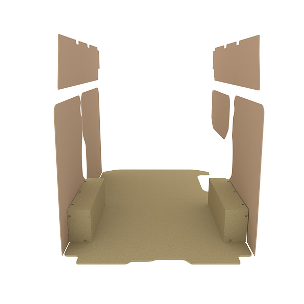 Panelado de madera Essential aglomerado + MDF / Puertas traseras incluidas équipement pour utilitaire Nissan Primastar 2021 