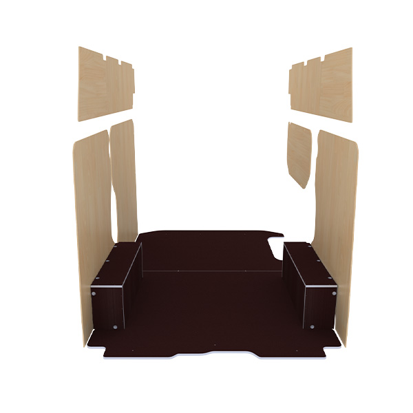 Panelado de madera Premium en contrachapado antideslizante équipement pour utilitaire Nissan Primastar 2021 