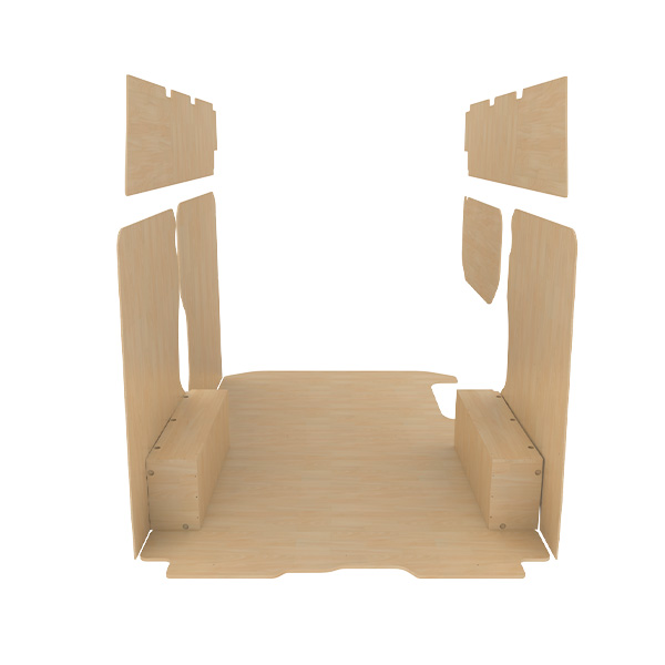 Panelado de madera Pro en contrachapado bruto équipement pour utilitaire Nissan Primastar 2021 