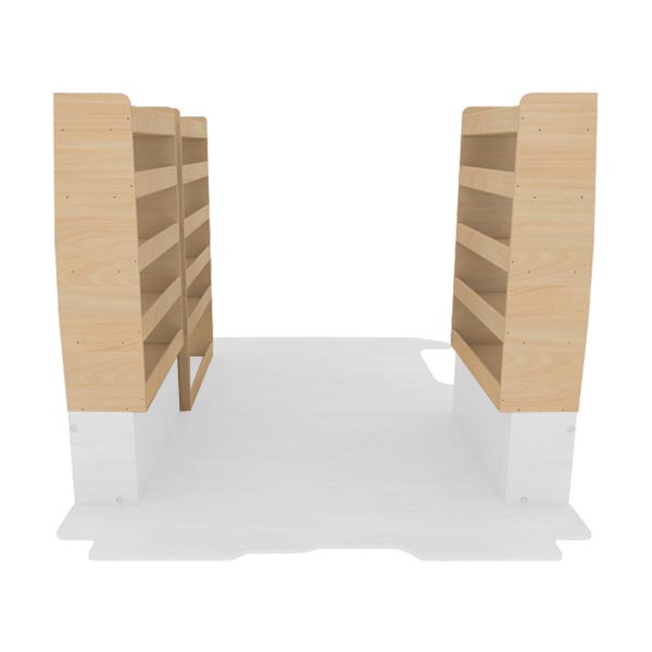 Pack de estanterías de madera équipement pour utilitaire Nissan Primastar 2021 