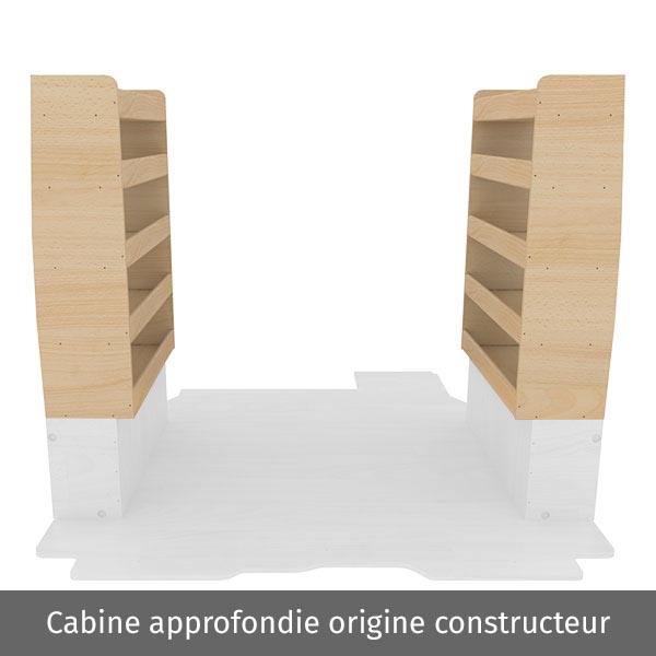 Pack de estanterías de madera équipement pour utilitaire