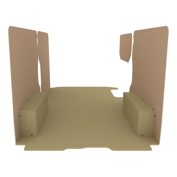 Panelado de madera Essential aglomerado + MDF / Puertas traseras incluidas équipement pour utilitaire Nissan Primastar 2021 