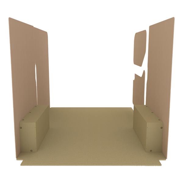 Panelado de madera Essential aglomerado + MDF / Puertas traseras incluidas équipement pour utilitaire Nissan NV400 2010 