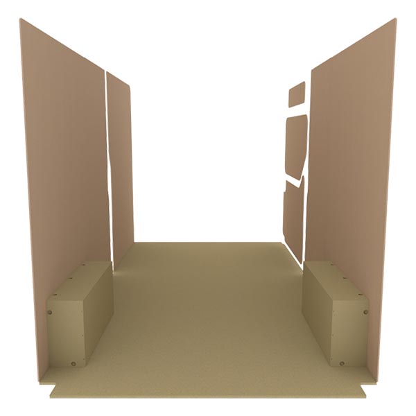 Panelado de madera Essential aglomerado + MDF / Puertas traseras incluidas équipement pour utilitaire Nissan NV400 2010 