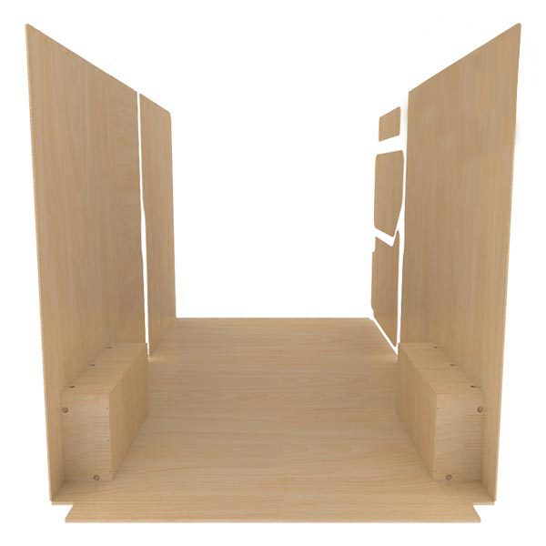 Panelado de madera Pro en contrachapado bruto équipement pour utilitaire Nissan NV400 2010 