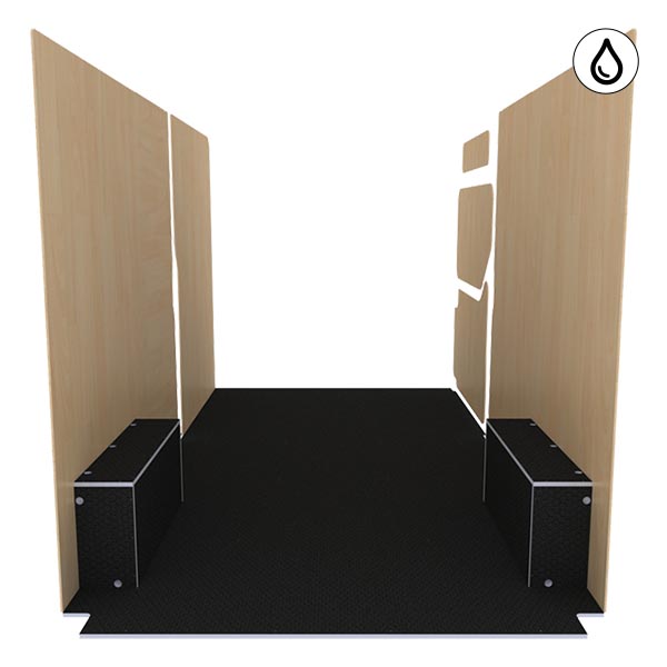 Panelado de madera Excellencia en contrachapado antideslizante + barnizado équipement pour utilitaire Nissan NV400 2010 