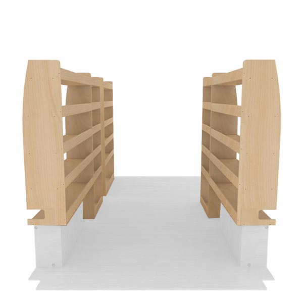 Pack de estanterías de madera équipement pour utilitaire Nissan NV400 2010 