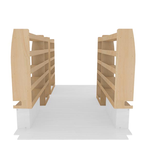Pack de estanterías de madera équipement pour utilitaire Nissan NV400 2010 