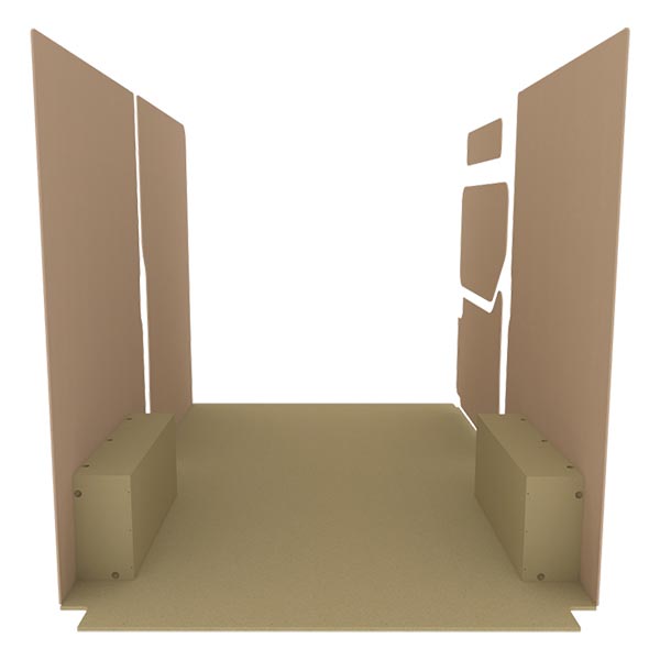 Panelado de madera Essential aglomerado + MDF / Puertas traseras incluidas équipement pour utilitaire Nissan NV400 2010 