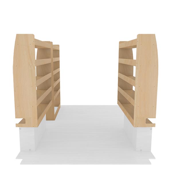 Pack de estanterías de madera équipement pour utilitaire Nissan NV400 2010 