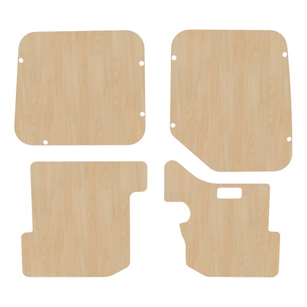 Puertas traseras de contrachapado en bruto équipement pour utilitaire Nissan NV400 2010 