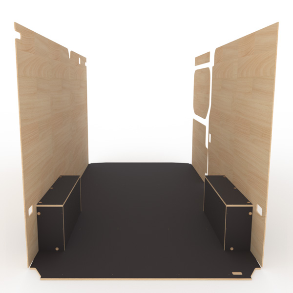 Panelado de madera Premium en contrachapado antideslizante équipement pour utilitaire Nissan Interstar 2024 