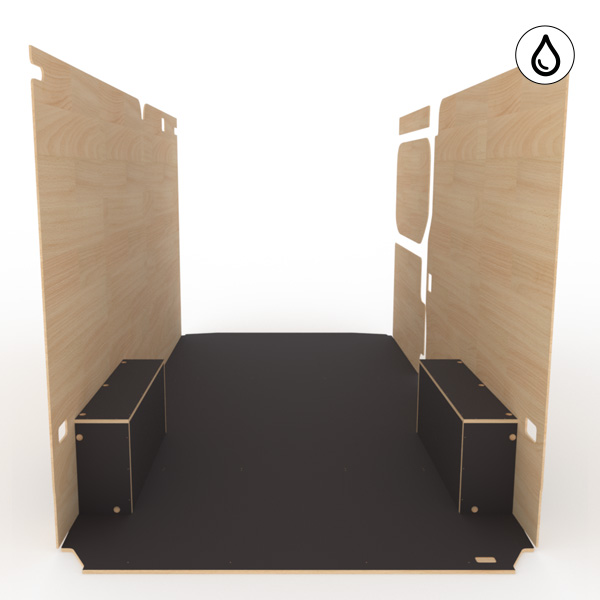 Panelado de madera Excellencia en contrachapado antideslizante + barnizado équipement pour utilitaire Nissan Interstar 2024 