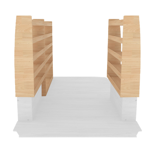 Pack de estanterías de madera équipement pour utilitaire Nissan Interstar 2024 