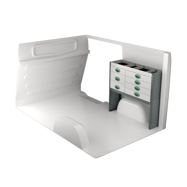 Equipamiento metálico lado derecho équipement pour utilitaire Nissan Primastar 2021 
