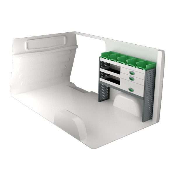 Equipamiento metálico lado derecho équipement pour utilitaire Nissan Primastar 2021 