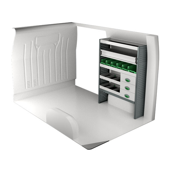 Equipamiento metálico lado derecho équipement pour utilitaire Nissan NV400 2010 