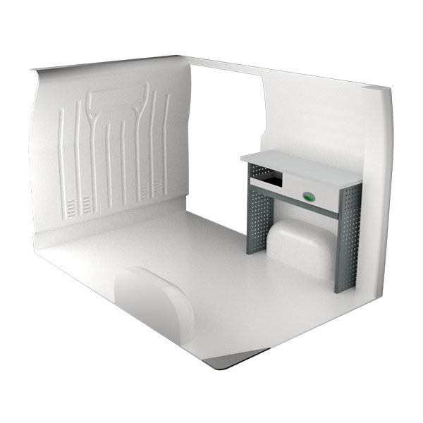 Equipamiento metálico lado derecho équipement pour utilitaire Nissan NV400 2010 