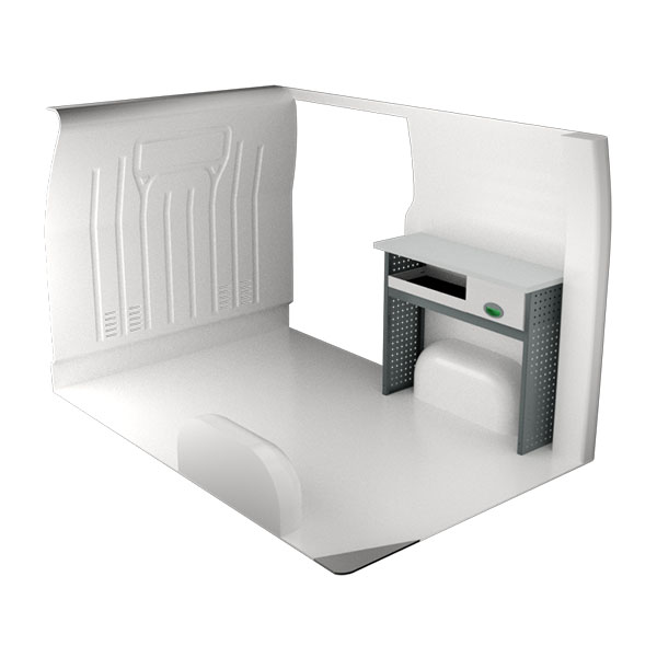 Equipamiento metálico lado derecho équipement pour utilitaire Nissan NV400 2010 