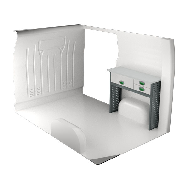 Equipamiento metálico lado derecho équipement pour utilitaire Nissan NV400 2010 