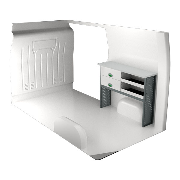 Equipamiento metálico lado derecho équipement pour utilitaire Nissan NV400 2010 