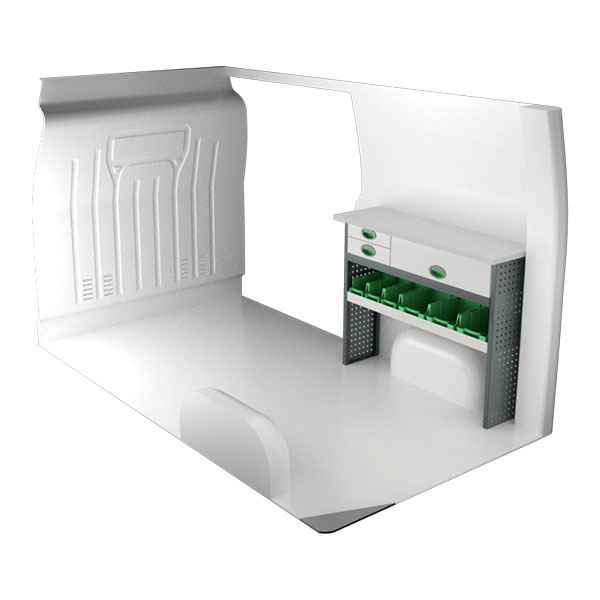 Equipamiento metálico lado derecho équipement pour utilitaire Nissan NV400 2010 