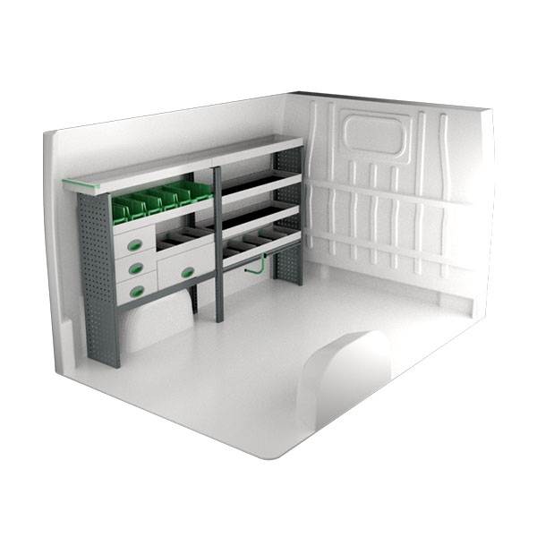 Equipamiento metálico lado izquierdo équipement pour utilitaire Opel MoVano C 2021 