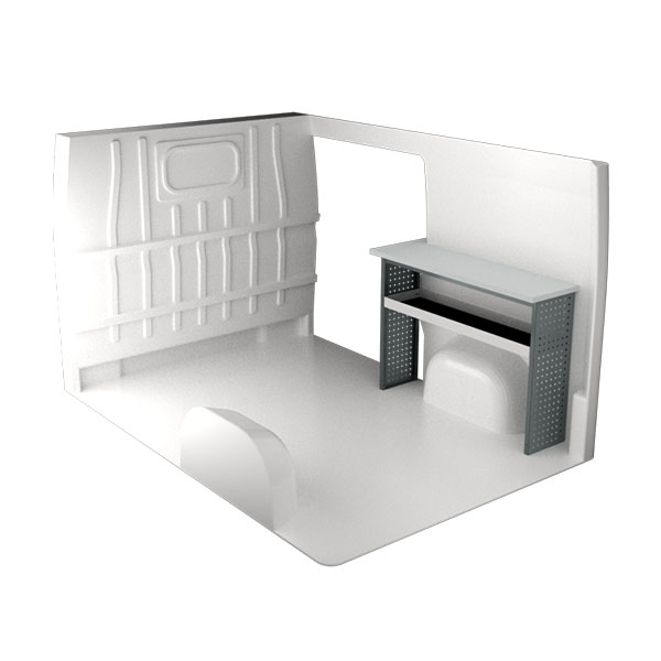 Equipamiento metálico lado derecho équipement pour utilitaire Opel MoVano C 2021 