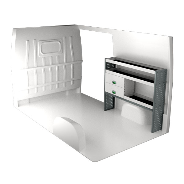 Equipamiento metálico lado derecho équipement pour utilitaire Opel MoVano C 2021 