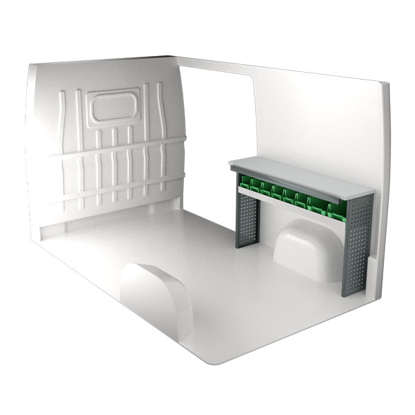 Equipamiento metálico lado derecho équipement pour utilitaire Opel MoVano C 2021 