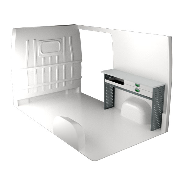 Equipamiento metálico lado derecho équipement pour utilitaire Opel MoVano C 2021 