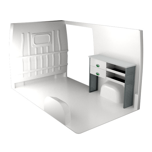 Equipamiento metálico lado derecho équipement pour utilitaire Opel MoVano C 2021 