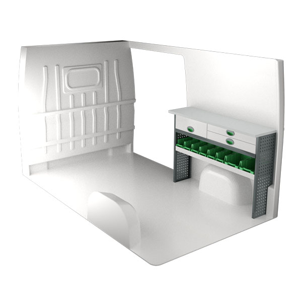 Equipamiento metálico lado derecho équipement pour utilitaire Opel MoVano C 2021 