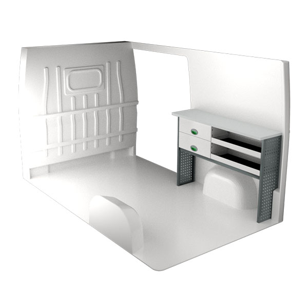 Equipamiento metálico lado derecho équipement pour utilitaire Opel MoVano C 2021 