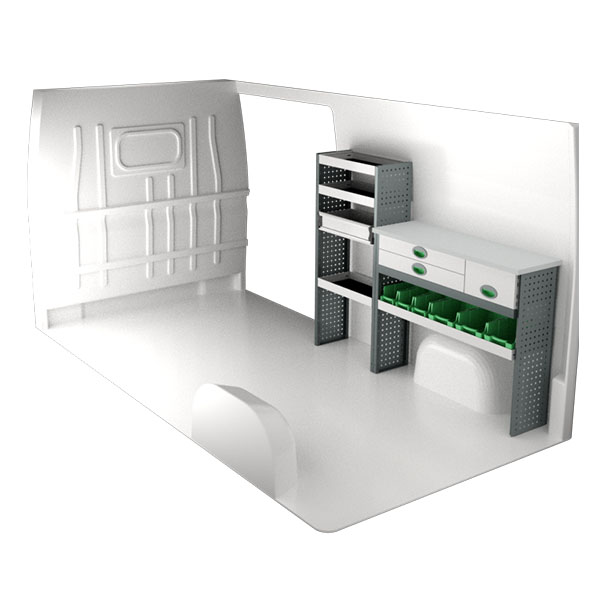 Equipamiento metálico lado derecho équipement pour utilitaire Opel MoVano C 2021 