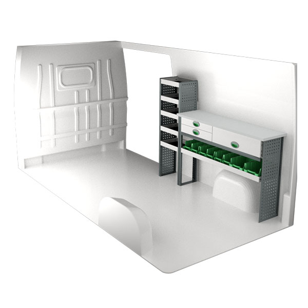 Equipamiento metálico lado derecho équipement pour utilitaire Opel MoVano C 2021 